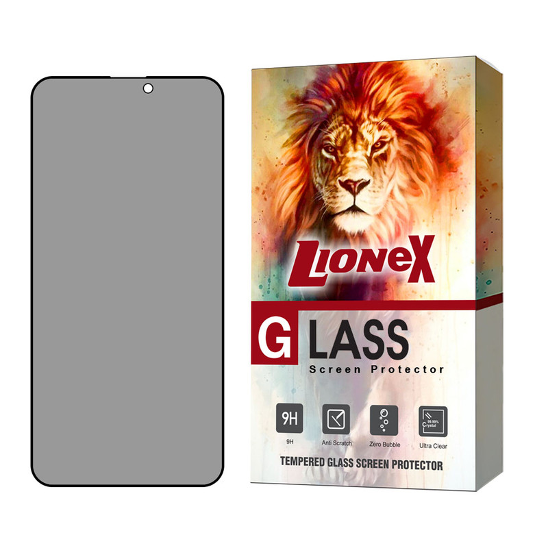 محافظ صفحه نمایش حریم شخصی لایونکس مدل FILPRVCLIN مناسب برای گوشی موبایل اپل iPhone 14 Pro Max