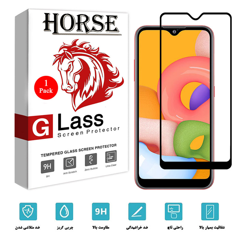 محافظ صفحه نمایش سرامیکی هورس مدل CRM مناسب برای گوشی موبایل سامسونگ Galaxy A01