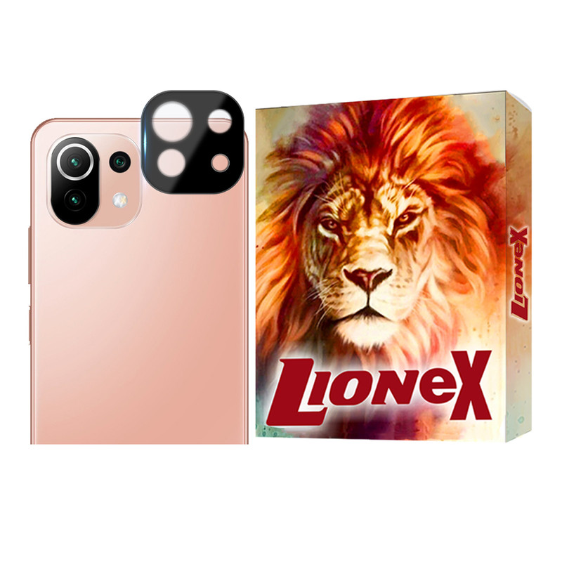محافظ لنز دوربین لایونکس مدل FULLENSLمناسب برای گوشی موبایل شیائومی Mi 11 Lite 4G / Mi 11 Lite 5G / Mi 11 Lite 5G NE
