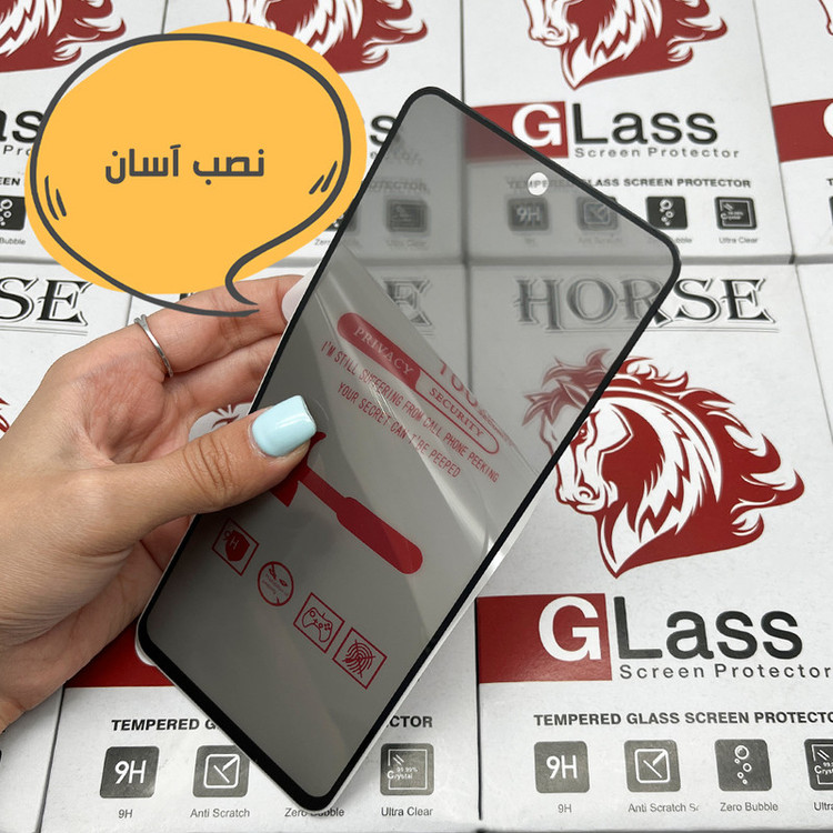 محافظ صفحه نمایش حریم شخصی هورس مدل CERPRIVH مناسب برای گوشی موبایل اپل iPhone 13 Pro Max /14 Plus
