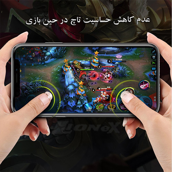 محافظ صفحه نمایش حریم شخصی لایونکس مدل PFLI مناسب برای گوشی موبایل اپل iPhone 13