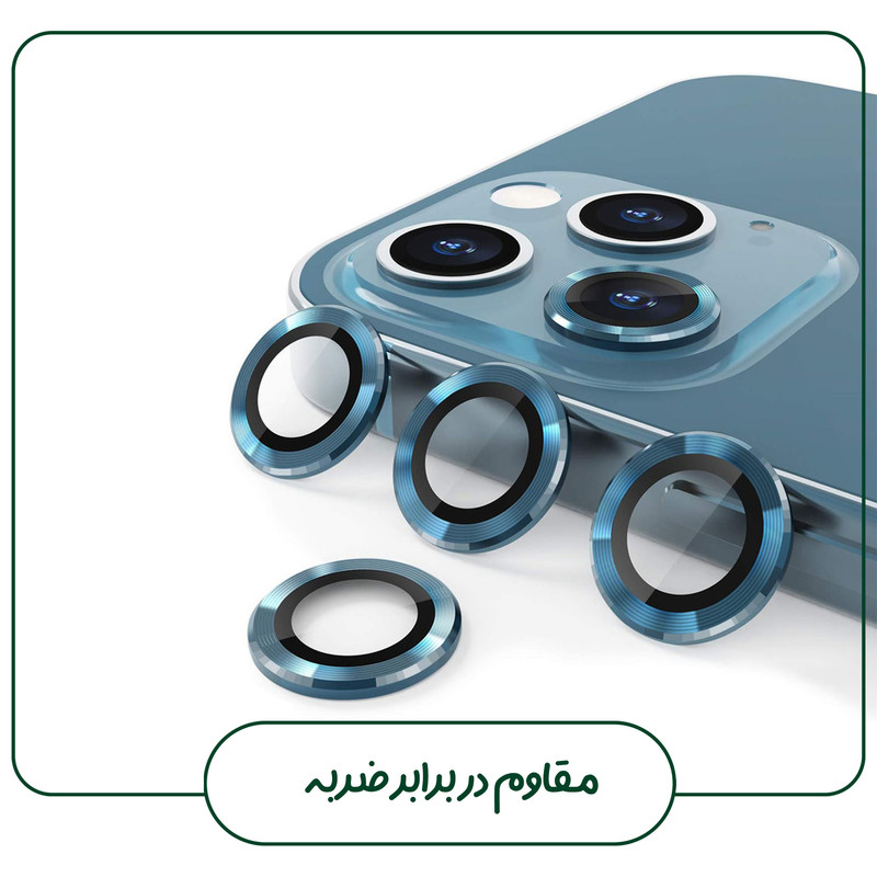 محافظ لنز دوربین لایونکس مدل RINIPL مناسب برای گوشی موبایل اپل iPhone 15 Pro Max