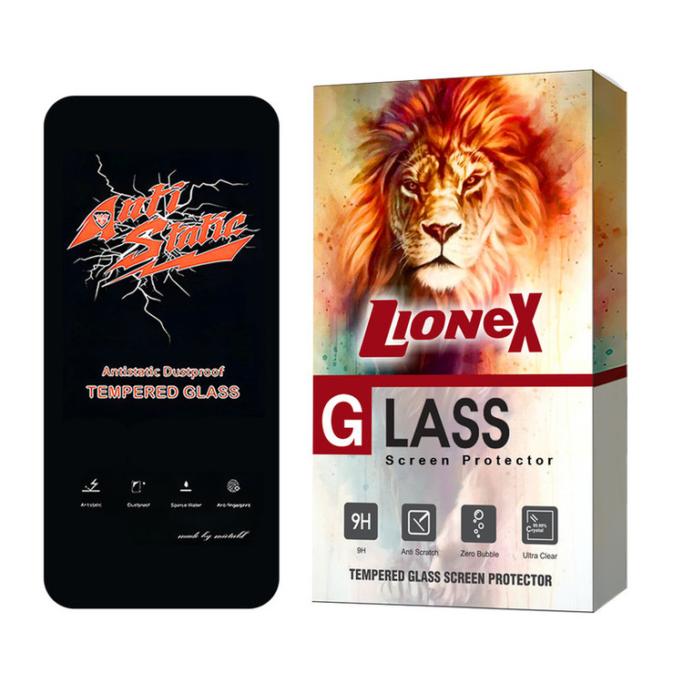 محافظ صفحه نمایش آنتی استاتیک لایونکس مدل ANTI2L مناسب برای گوشی موبایل اپل iPhone 16