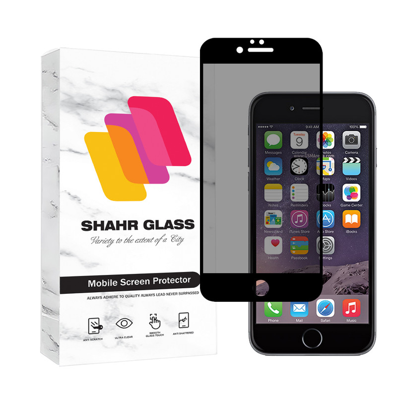 محافظ صفحه نمایش حریم شخصی شهر گلس مدل PRIVFULLS مناسب برای گوشی موبایل اپل iPhone 6s / iPhone 6