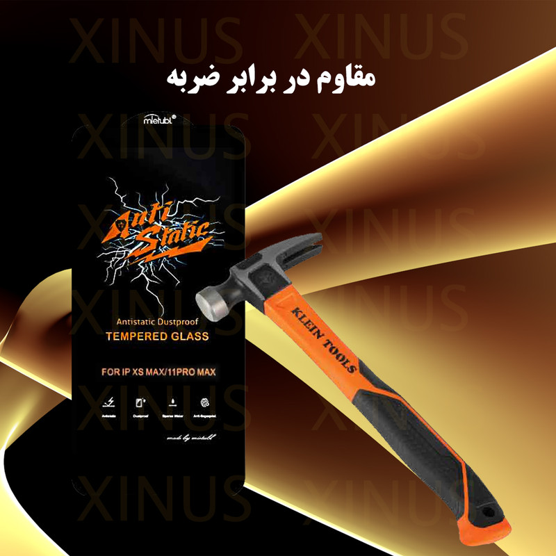 محافظ صفحه نمایش ژینوس مدل XANT مناسب برای گوشی موبایل اپل iPhone 16 Pro Max