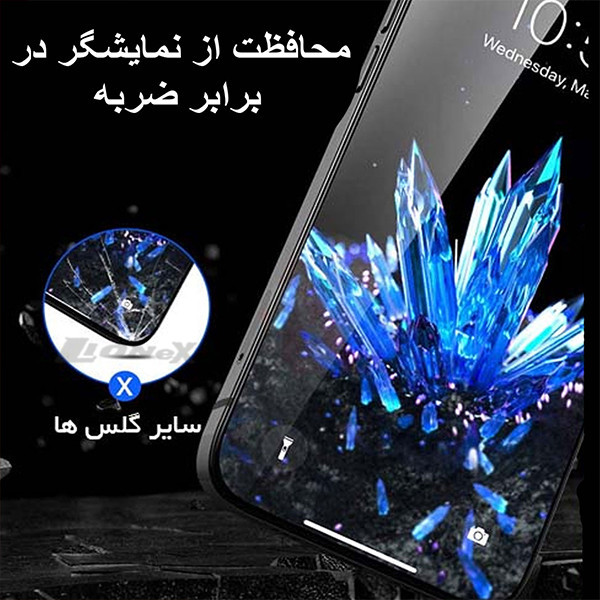محافظ صفحه نمایش حریم شخصی لایونکس مدل PRCUX مناسب برای گوشی موبایل شیائومی Redmi 12C