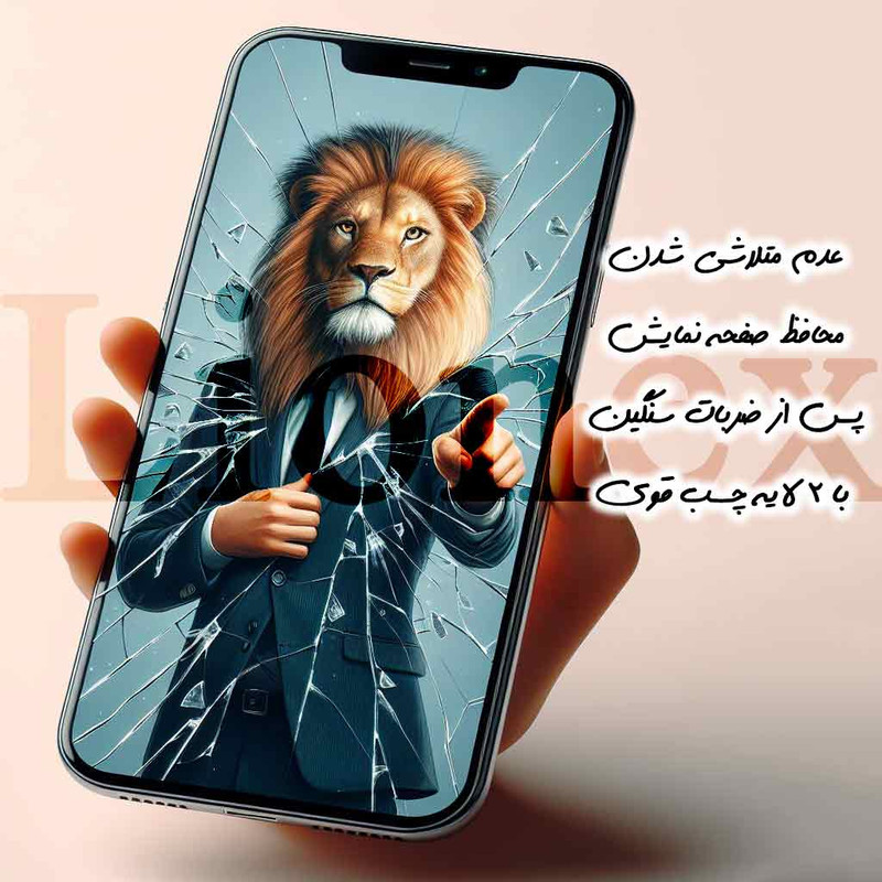 محافظ صفحه نمایش لایونکس مدل STATICL مناسب برای گوشی موبایل اپل iPhone 12 Pro Max
