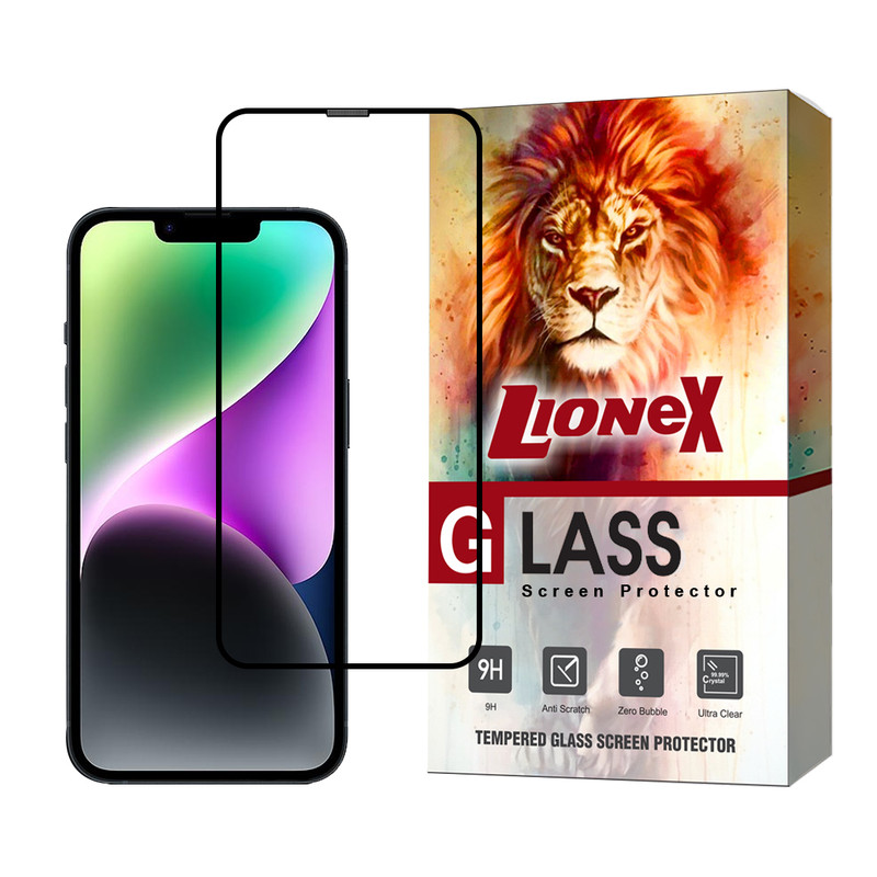 محافظ صفحه نمایش لایونکس مدل FULZPLUS مناسب برای گوشی موبایل اپل iPhone 13