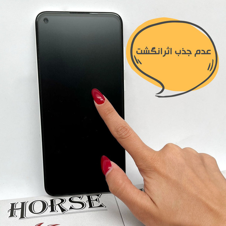 محافظ صفحه نمایش سرامیکی مات هورس مدل MCERAMNANOH مناسب برای گوشی موبایل سامسونگ Galaxy M54 5G به همراه محافظ پشت گوشی