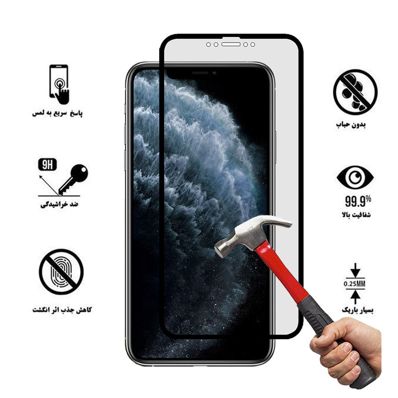 محافظ صفحه نمایش سرامیکی هورس مدل CMT مناسب برای گوشی موبایل اپل iPhone XS Max