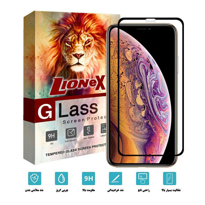 محافظ صفحه نمایش سرامیکی لایونکس مدل CRC-L مناسب برای گوشی موبایل اپل iPhone 11 Pro Max