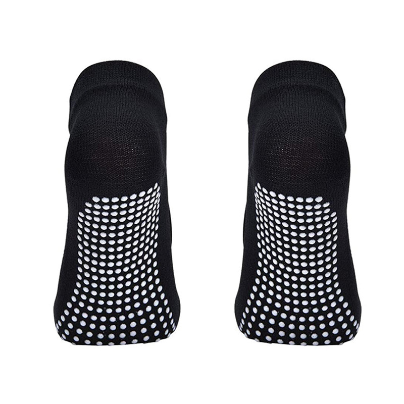جوراب پیلاتس مدل کف ژله ای پنجه باز 097-010