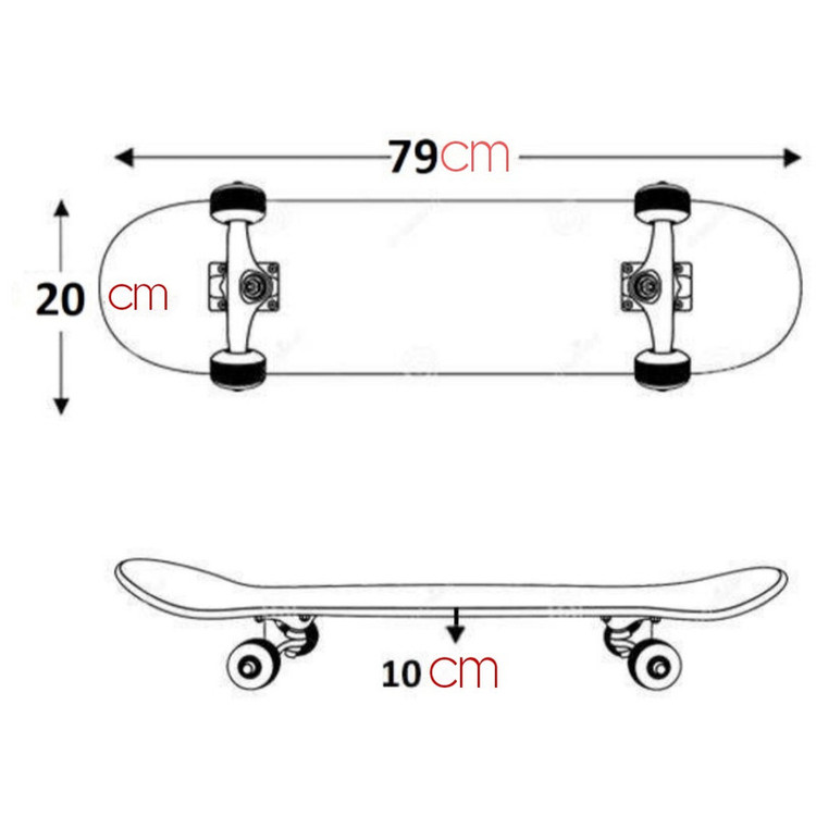 اسکیت بورد مدل MDS-316 SUN COR