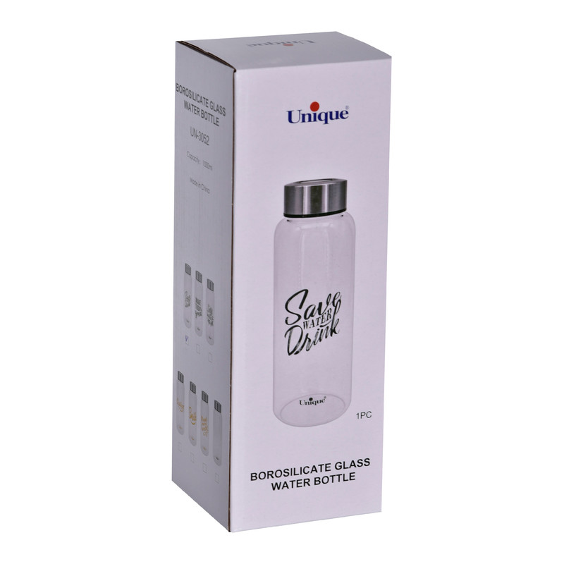 بطری یونیک طرح save water1 کد 3052