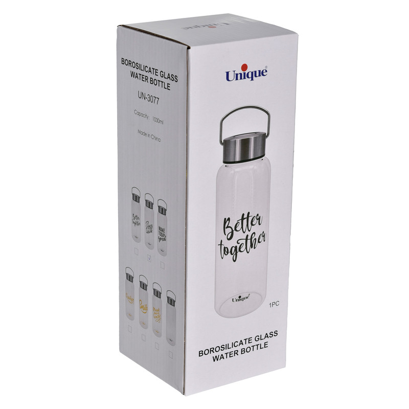 بطری یونیک طرح save water کد 3077