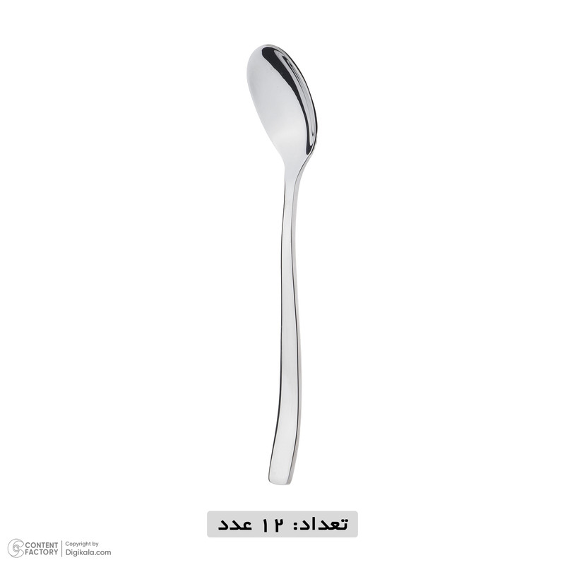 قاشق چای خوری ام جی اس مدل 043 مجموعه 12 عددی