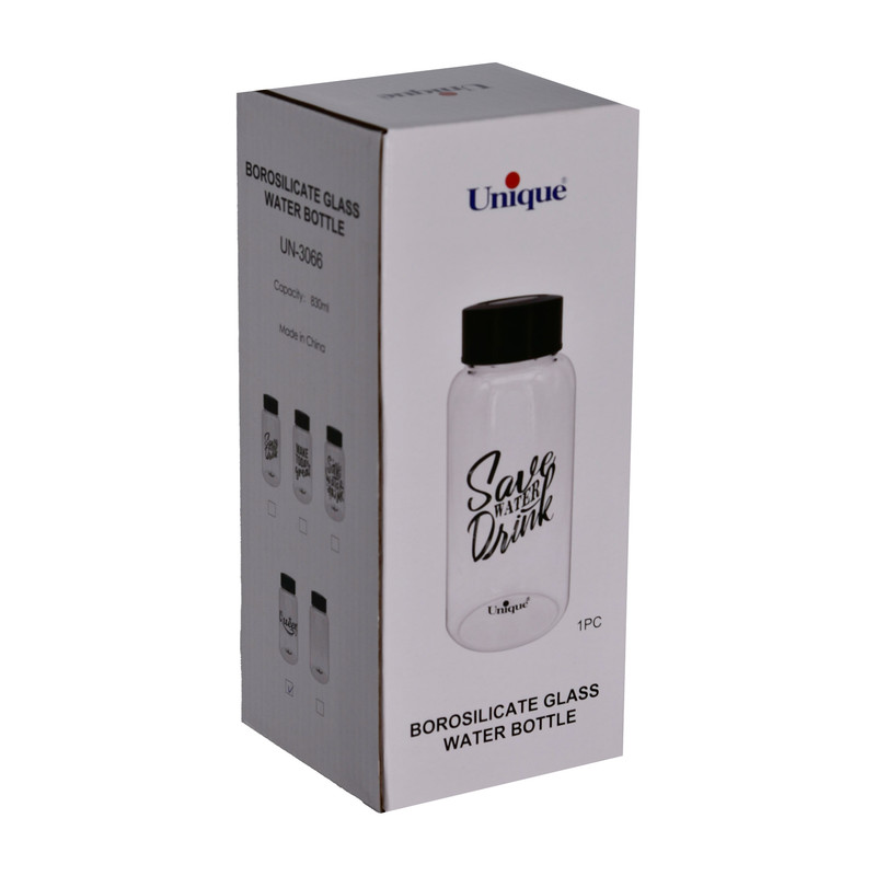 بطری یونیک طرح save water2 کد 3066