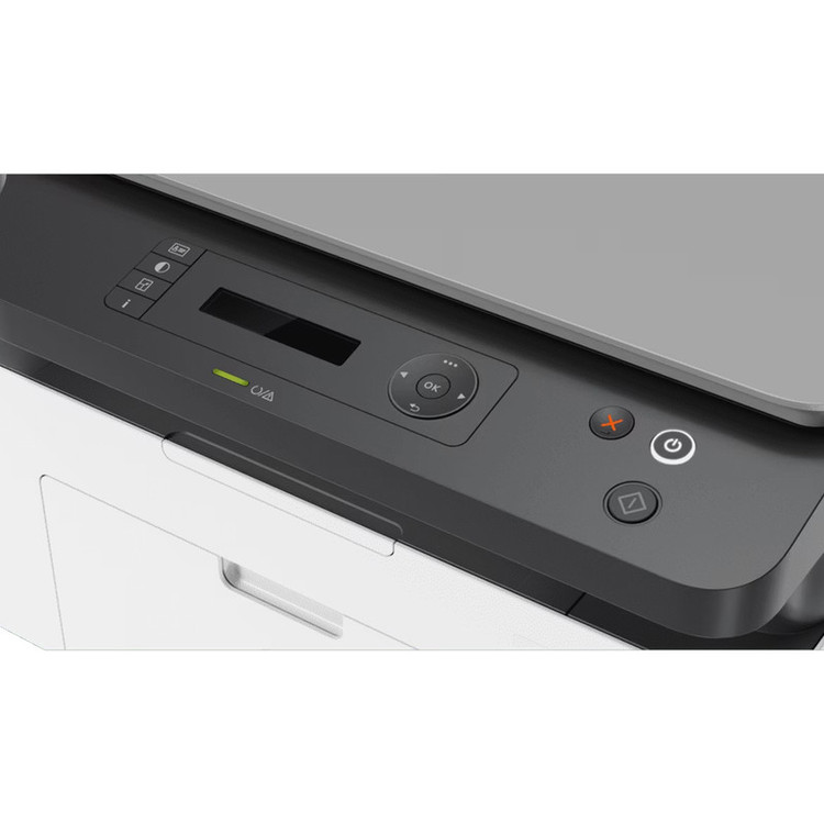 پرینتر لیزری 3 کاره اچپی مدل Laser MFP 136w با قابلیت پرینت، اسکن و کپی، مجهز به اتصال Wi-Fi و USB
