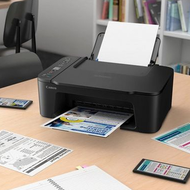 پرینتر چندکاره جوهرافشان کانن مدل PIXMA TS3640 با قابلیت چاپ بدون حاشیه، اتصال بیسیم Wi-Fi و پشتیبانی از چاپ موبایلی