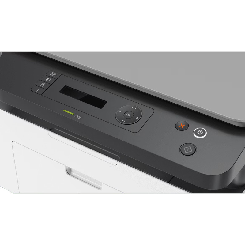 پرینتر لیزری 3 کاره اچپی مدل LaserJet MFP 136a با قابلیت پرینت، اسکن و کپی، اتصال USB و نمایشگر