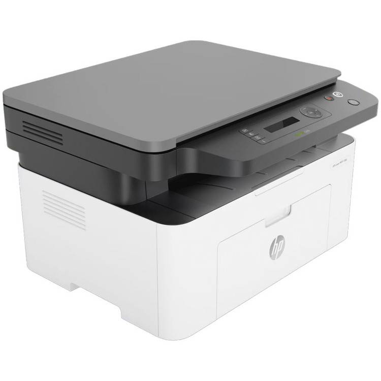 پرینتر لیزری 3 کاره اچپی مدل LaserJet MFP 136a با قابلیت پرینت، اسکن و کپی، اتصال USB و نمایشگر