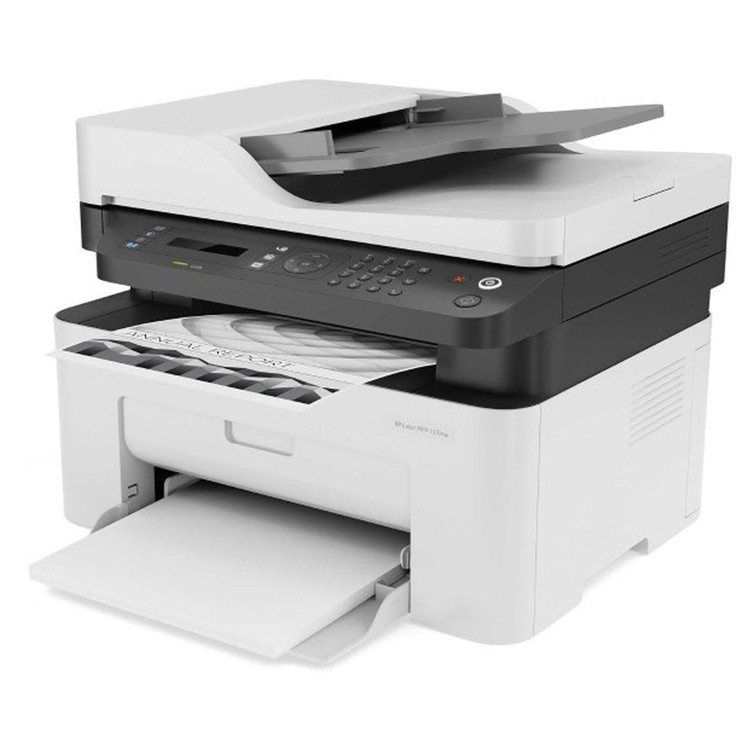 پرینتر چندکاره لیزری تکرنگ A4 اچپی مدل Laser MFP 139fnw با قابلیت پرینت، اسکن، کپی و فکس، اتصال USB، وایفای و شبکه