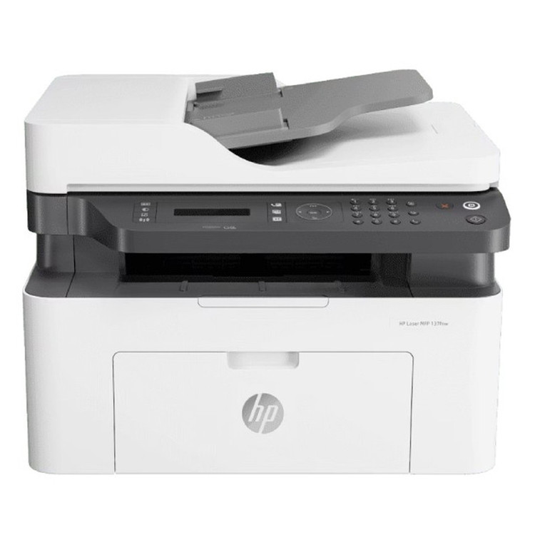 پرینتر چندکاره لیزری تکرنگ A4 اچپی مدل Laser MFP 139fnw با قابلیت پرینت، اسکن، کپی و فکس، اتصال USB، وایفای و شبکه