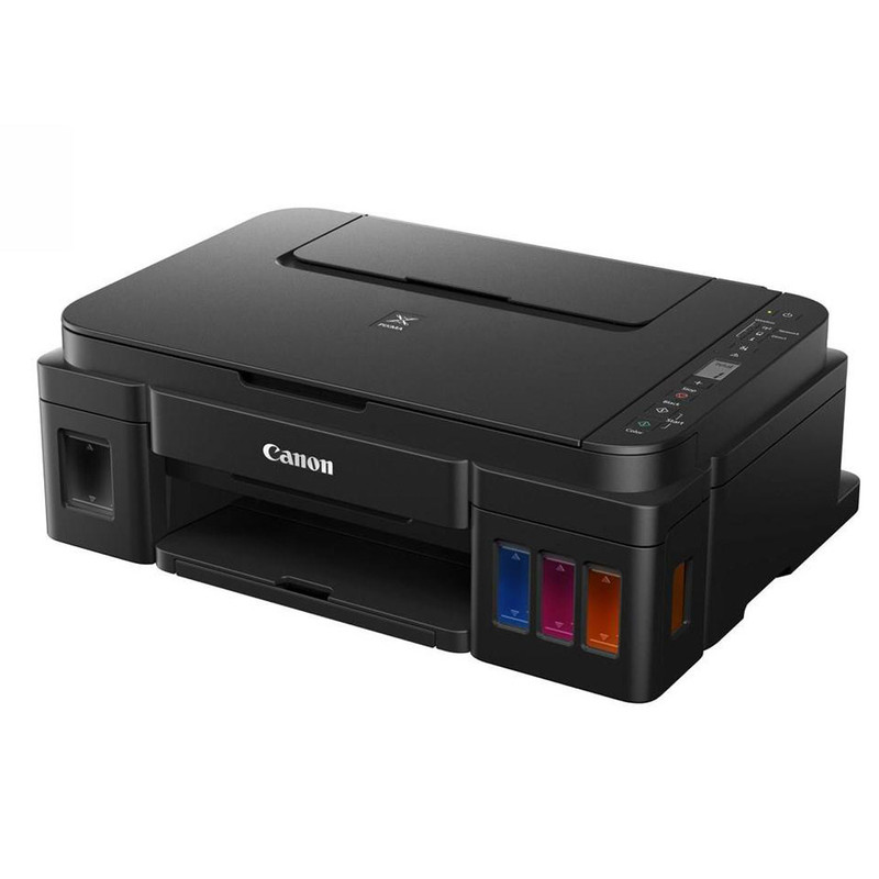 پرینتر چندکاره جوهرافشان 3 کاره کانن مدل PIXMA G3410 با مخزن جوهر، چاپ رنگی بدون حاشیه و اتصال وایفای