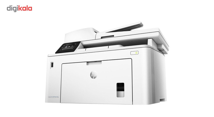 پرینتر اچ پی تک رنگ چهار کاره با چاپ لیزری مدل LaserJet Pro MFP M227fdw، سایز چاپ A4، امکان چاپ دو رو، قابلیت اتصال به WiFi