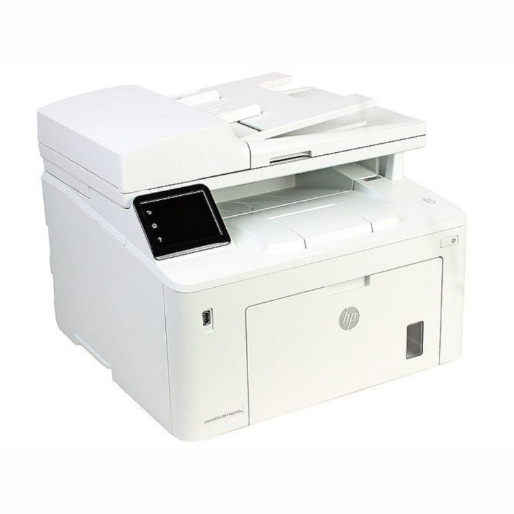 پرینتر اچ پی تک رنگ چهار کاره با چاپ لیزری مدل LaserJet Pro MFP M227fdw، سایز چاپ A4، امکان چاپ دو رو، قابلیت اتصال به WiFi