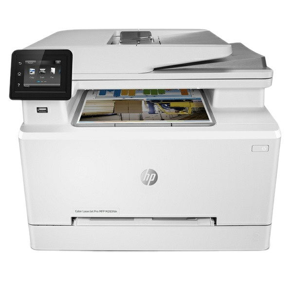 پرینتر اچ پی رنگی چهار کاره با چاپ لیزری مدل Color LaserJet Pro MFP M283fdn، سایز چاپ A4، قابلیت چاپ دو رو، قابلیت اتصال به WiFi و دارای پورت USB