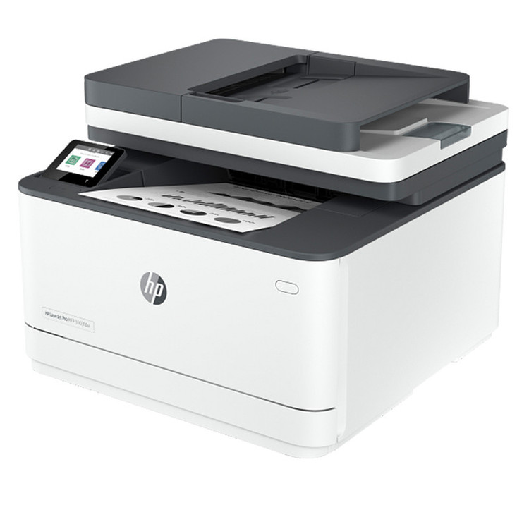 پرینتر لیزری چند کاره تک رنگ اچ پی مدل LaserJet Pro MFP 3103fdw با اتصال بیسیم و باسیم سایز چاپ A4 با قابلیت چاپ دورو خودکار