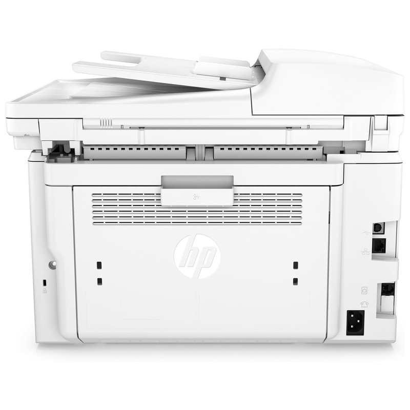 پرینتر اچ پی تک رنگ چهار کاره با چاپ لیزری مدل LaserJet Pro MFP M227fdn، سایز چاپ A4، مجهز به تغذیه خودکار ADF، قابلیت اتصال به WiFi