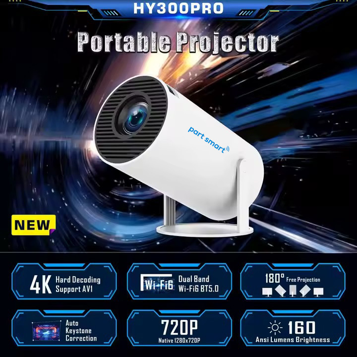 ویدئو پروژکتور پارت اسمارت مدل HY300 PRO