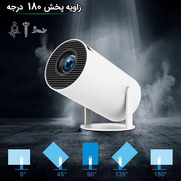 مینی ویدئو پروژکتور مدل P1400 با رزولوشن 360*480