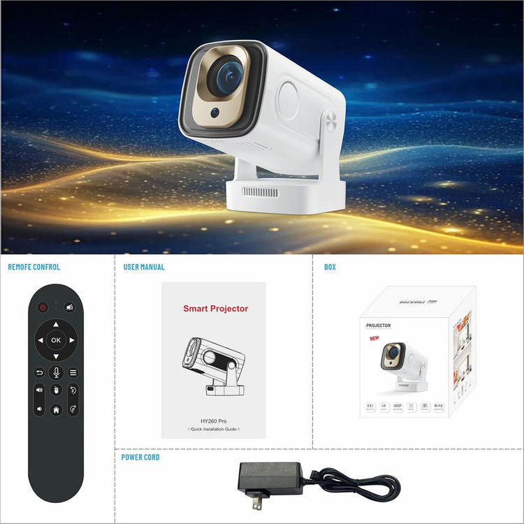 ویدئو پروژکتور الترا HD مدل HY260 pro