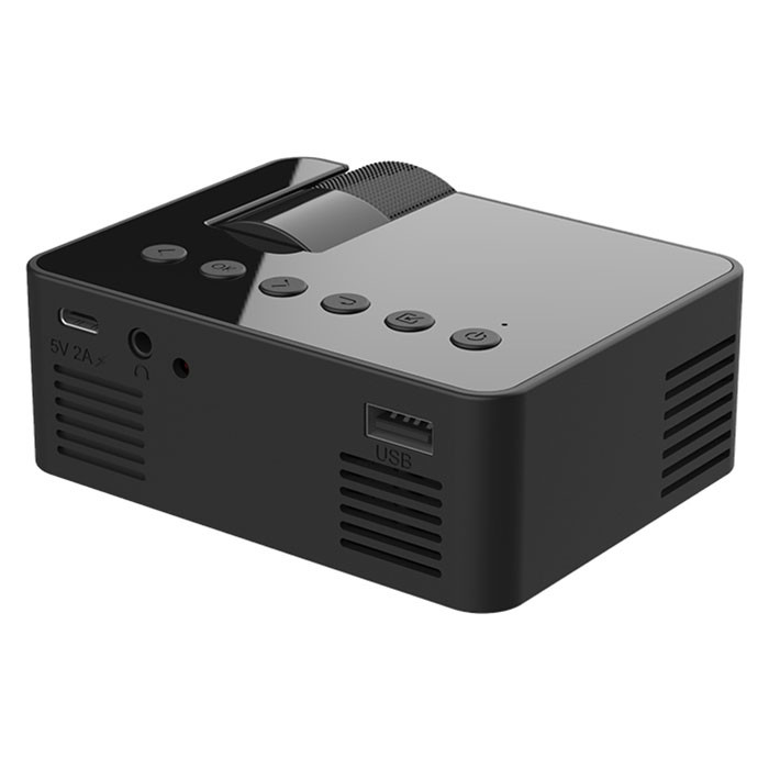 مینی ویدئو پروژکتور مدل T100 با رزولوشن 320×180