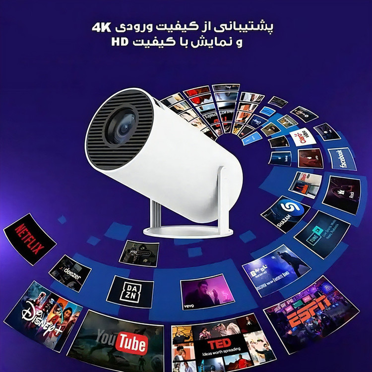مینی ویدئو پروژکتور مدل Game Projector Ultra HD