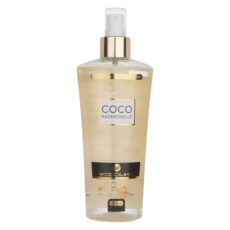 بادی اسپلش زنانه وودلایک مدل Coco حجم 250 میلی لیتر