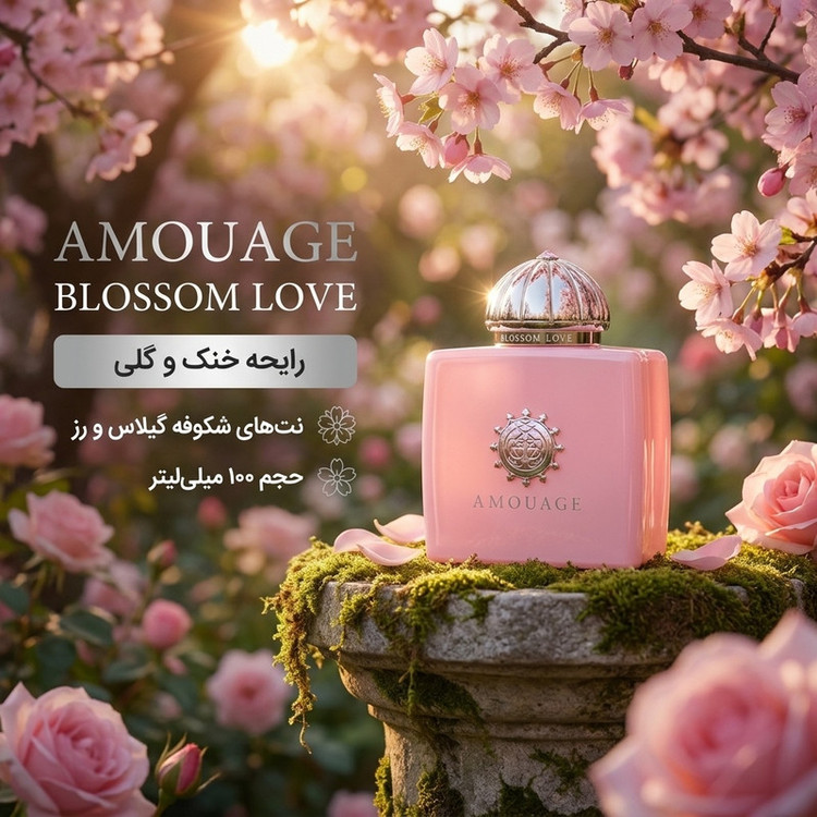 ادو پرفیوم زنانه آمواژ مدل Blossom Love حجم 100 میلی لیتر