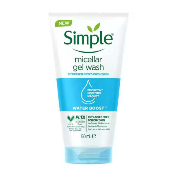 ژل شستشو صورت سیمپل مدل Dewy Fresh Skin حجم 150 میلی لیتر