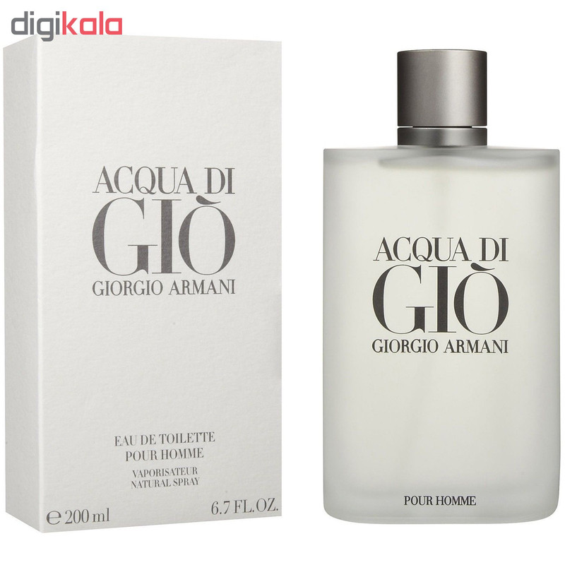ادو تویلت مردانه جورجیو آرمانی مدل Acqua di Gio حجم 200 میلی لیتر