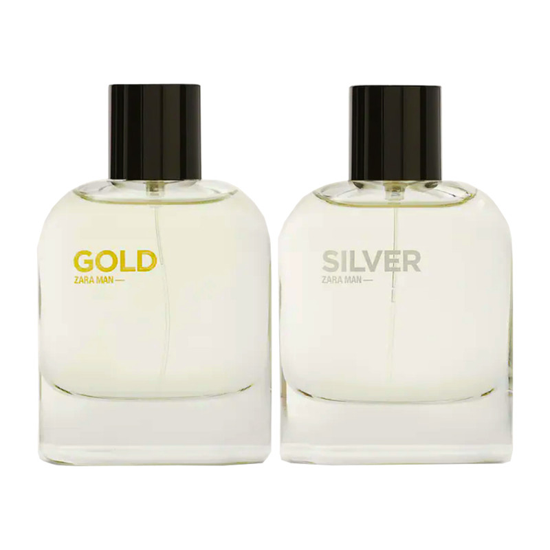 ادو تویلت مردانه زارا مدل Silver and gold حجم 80 میلی لیتر مجموعه دو عددی