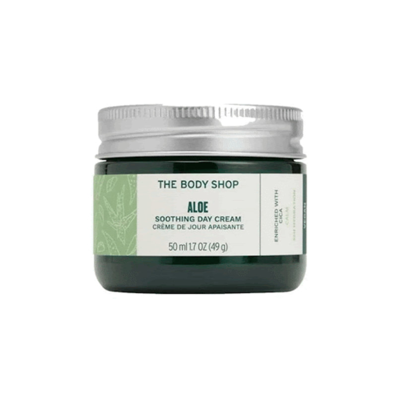 کرم مرطوب کننده بادی شاپ مدل Aloe مناسب برای پوست حساس حجم 50 میلی لیتر
