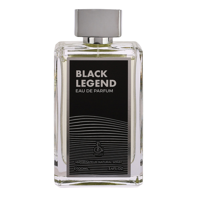 ادو پرفیوم مردانه اسپرینگ لیلیز مدل Black Legend با رایحه معتدل حجم 100 میلی لیتر
