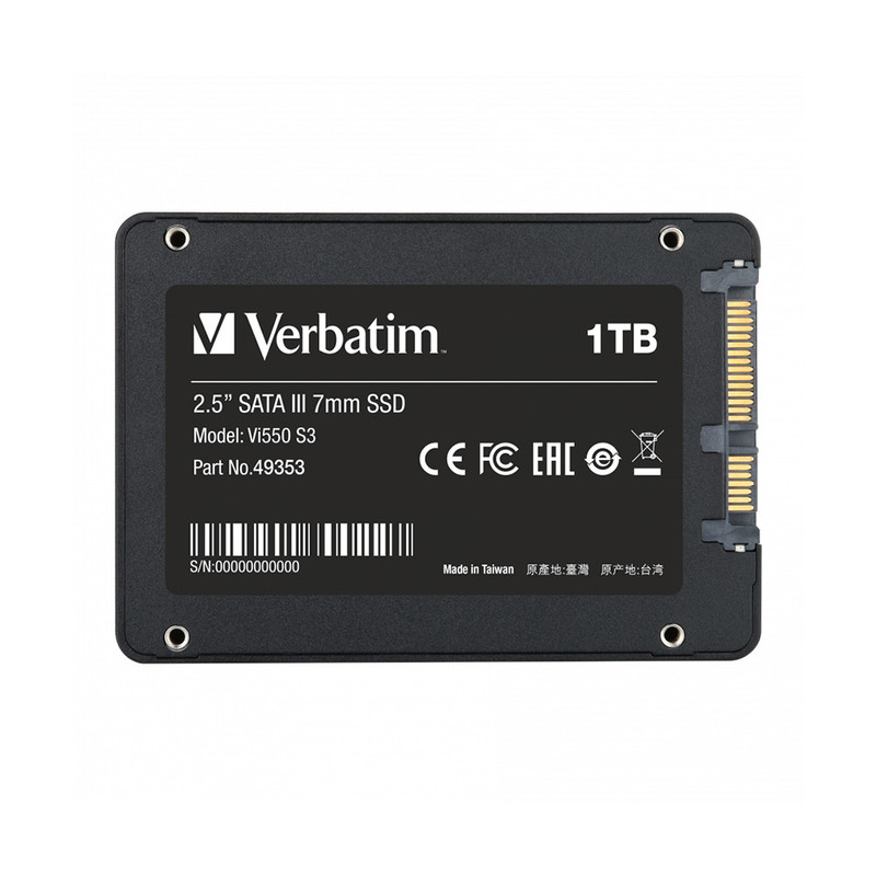اس اس دی اینترنال SATA III ورباتیم مدل VI550 S3 ظرفیت 1 ترابایت