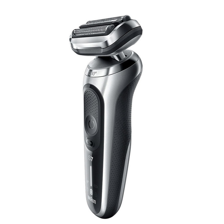 ماشین اصلاح موی صورت براون مدل 7075cc با تیغههای منعطف 360FLEX SYSTEM، تکنولوژی اسکن هوشمند مو، ضدآب، شارژ سریع 5 دقیقهای، استیشن SmartCare چهار کاره، سری خط زن مجزا و شانههای 1 تا 7 میلیمتر